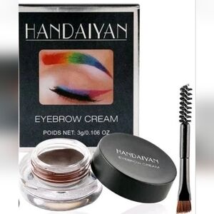 Handaiyan Eyebrow Cream & Liner W Brush - Brown NIB
